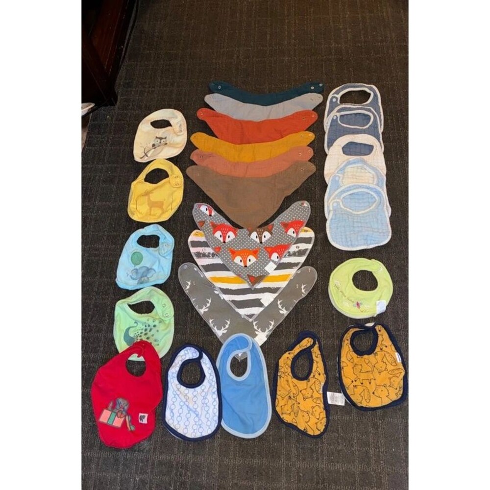 Lot of 25 Baby Bibs